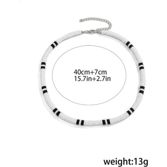 🆕Men White Puka Shell Necklace Trendy Summer Beach Sea Beaded Hawaiian Jewelry - Picture 4 of 6